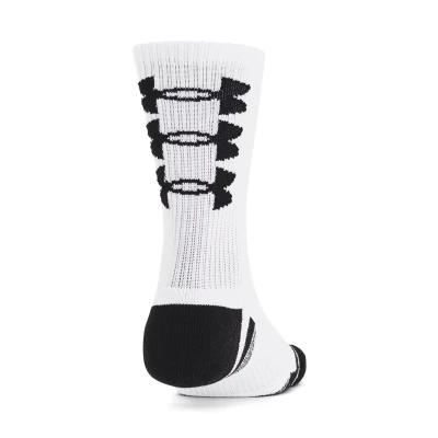 Under Armour 3 PACK-UA Perf Tech Nov Crew-WHT ponožky
