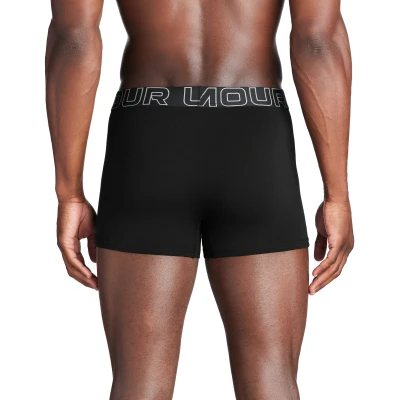 Under Armour 3 PACK-UA PERFORMANCE COTTON- SOLID 3in-BLK pánské boxerky