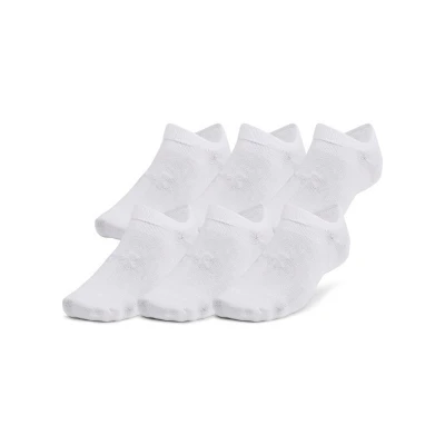 Under Armour 6 PACK-UA Essential No Show-WHT ponožky