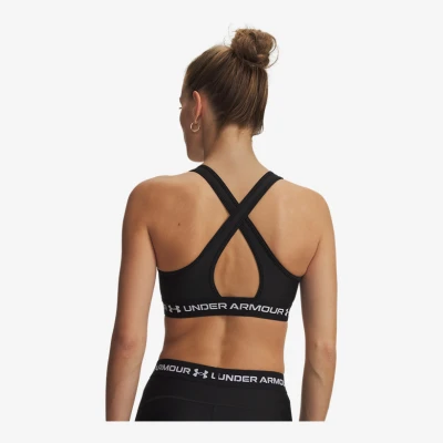 Under Armour Crossback Mid Bra-GRY dámská sportovní podprsenka