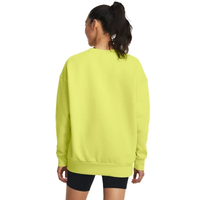 Under Armour Essential Fleece OS Crew-YLW dámská mikina