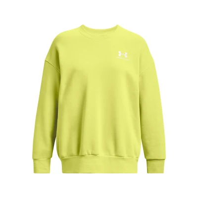Under Armour Essential Fleece OS Crew-YLW dámská mikina
