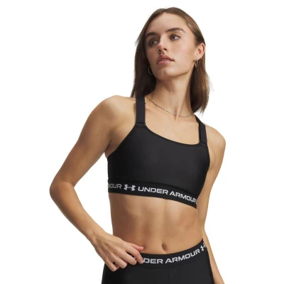 Under Armour HeatGear High-BLK sportovní podprsenka
