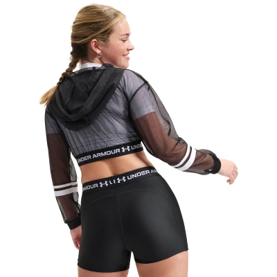 Under Armour HeatGear Mesh FZ-BLK dámská bunda