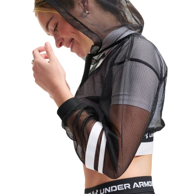 Under Armour HeatGear Mesh FZ-BLK dámská bunda