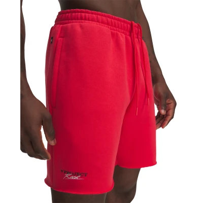 Under Armour Icon Flc Short-RED pánské kraťasy
