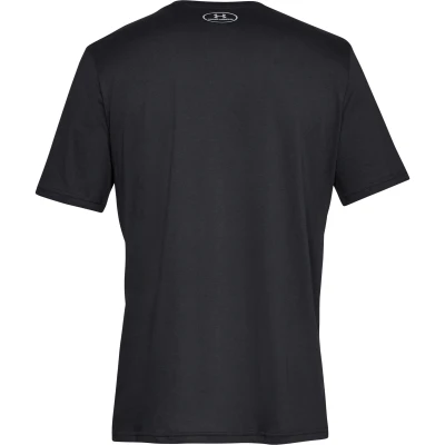Under Armour SPORTSTYLE LEFT CHEST SS-BLK pánské tréninkové tričko