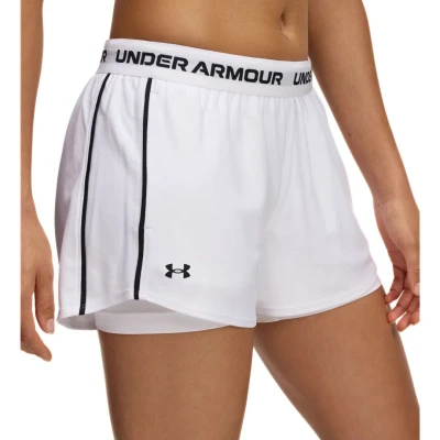 Under Armour Tech Play Up 2in1 Shorts-WHT dámské tréninkové kraťasy