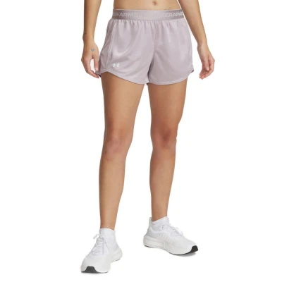 Under Armour Tech Play Up Shine Shorts-GRY dámské tréninkové kraťasy