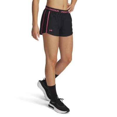 Under Armour Tech Play Up Shorts-BLK/RED Under Armour Tech Play Up Shorts-BLK/RED