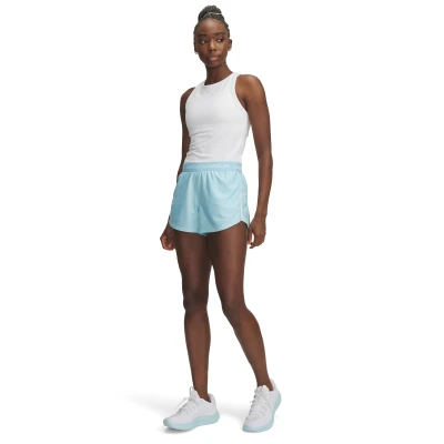 Under Armour Tech Play Up Shorts-BLU dámské tréninkové kraťasy