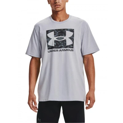 Under Armour UA ABC CAMO BOXED LOGO SS-GRY pánské tričko