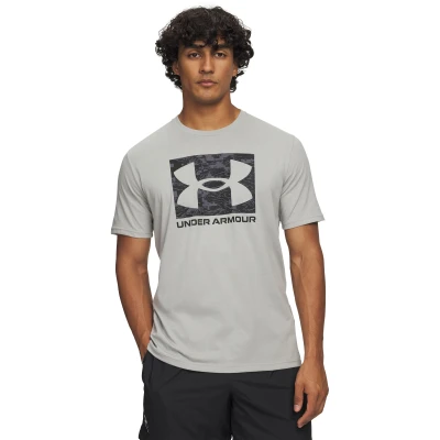 Under Armour UA ABC CAMO BOXED LOGO SS-GRY pánské tričko