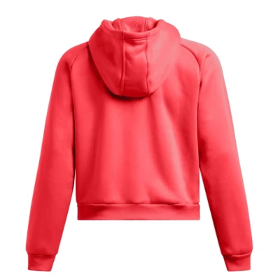 Under Armour UA Armour Flc Pro Hdy-RED dámská mikina s kapucí