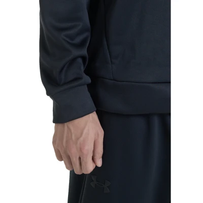 Under Armour UA Armour Fleece 1/4 Zip-BLK pánská mikina