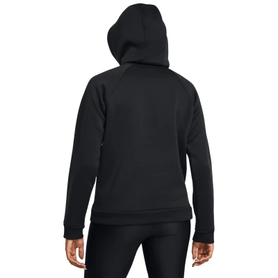 Under Armour UA Armour Fleece Hoodie-BLK dámská mikina s kapucí