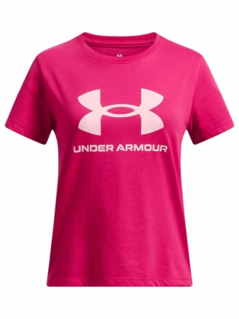 Under Armour UA BIG LOGO SS-PPL dívčí tričko