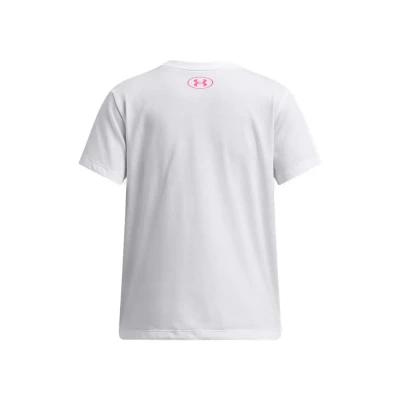 Under Armour UA BIG LOGO SS-WHT dívčí tričko