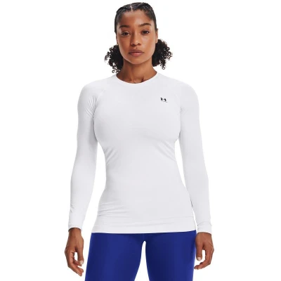 Under Armour UA CG Authentics Crew-WHT dámské tréninkové tričko s dlouhým rukávem