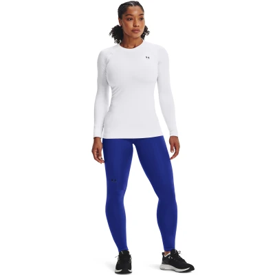 Under Armour UA CG Authentics Crew-WHT dámské tréninkové tričko s dlouhým rukávem