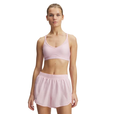 Under Armour UA Crossback Low Bra-PNK dámská sportovní podprsenka