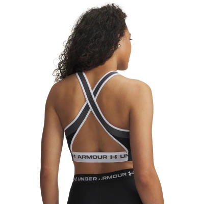 Under Armour UA Crossback Mid Open Back dámská sportovní podprsenka