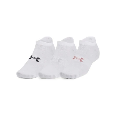 Under Armour UA Essential No Show 3 pack-WHT-1361459-100 ponožky