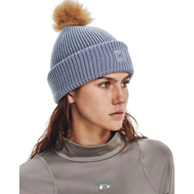 Under Armour UA Halftime Ribbed Pom-PPL dámská zimní čepice