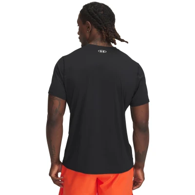 Under Armour UA Heatgear Fitted SS-BLK pánské kompresní tričko