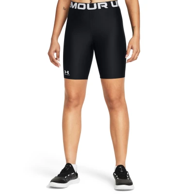 Under Armour UA HG 8in Short-BLK dámské tréninkové kraťasy