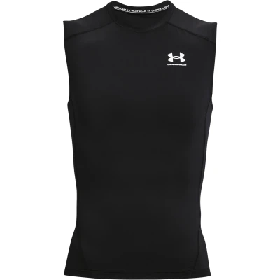 Under Armour UA HG Armour Comp SL-BLK pánské kompresní tílko