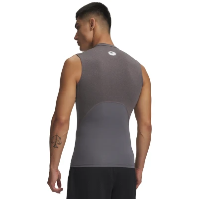 Under Armour UA HG Armour Comp SL-GRY pánské kompresní tílko