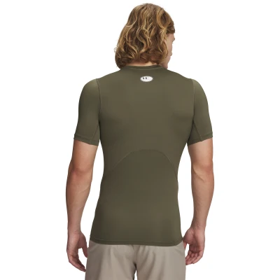 Under Armour UA HG Armour Comp SS-GRN pánské kompresní tričko