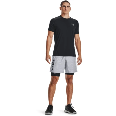 Under Armour UA HG Armour Lng Shorts-BLK pánské kompresní šortky