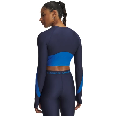 Under Armour UA HG Rib 1/4 Zip dámské tréninkové tričko s dlouhým rukávem