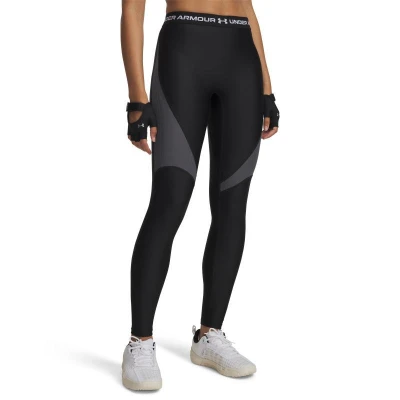Under Armour UA HG Rib Legging-BLK dámské legíny