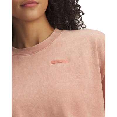 Under Armour UA HWT WASH SS-PNK dámské tričko