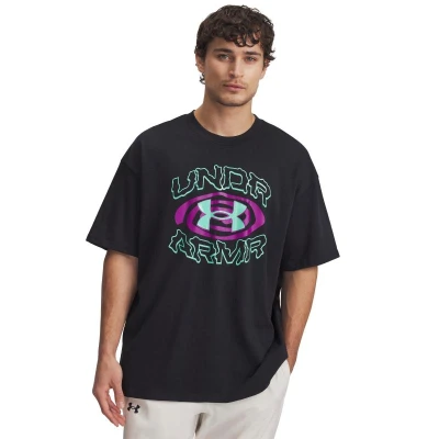 Under Armour UA M HWT Hoops Hoopnotic SS-BLK pánské tričko
