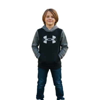 Under Armour UA Rival Flc Cblck Grphc HD chlapecká mikina s kapucí