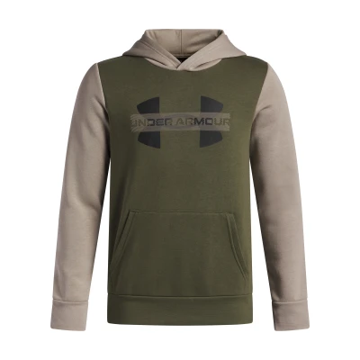 Under Armour UA Rival Flc Cblck Grphc HD chlapecká mikina s kapucí