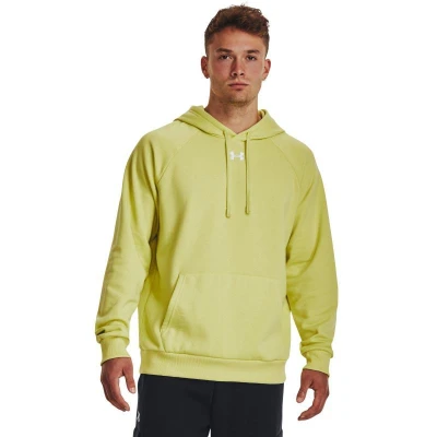 Under Armour UA Rival Fleece Hoodie-YLW pánská mikina s kapucí