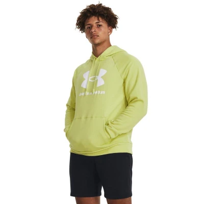 Under Armour UA Rival Fleece Logo HD-YLW pánská mikina s kapucí