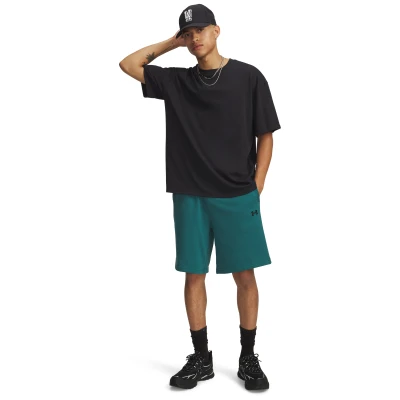 Under Armour UA Rival LW Shorts-GRN pánské kraťasy
