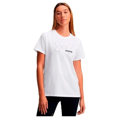 Under Armour UA Rival Outline SS-WHT dámské tričko