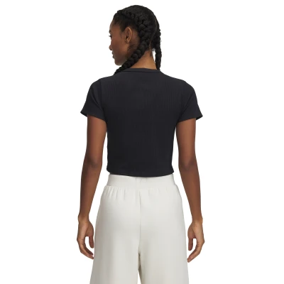 Under Armour UA Rival Rib Baby Tee-BLK dámské tričko
