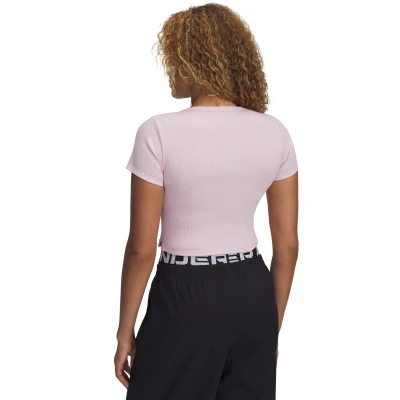 Under Armour UA Rival Rib Baby Tee-PNK dámské tričko