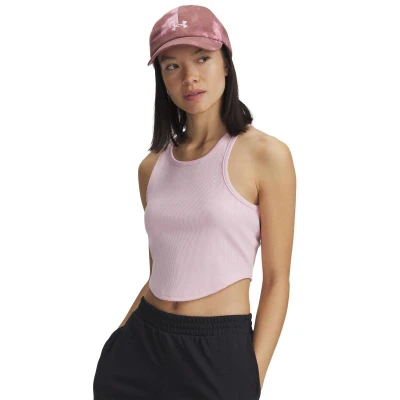 Under Armour UA Rival Rib Tank-PNK dámské tílko