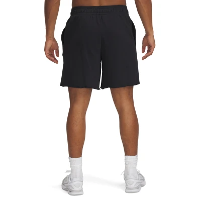 Under Armour UA Rival TerryLogo8inShort-BLK pánské kraťasy