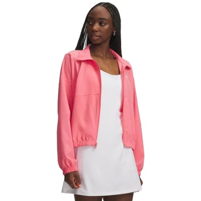 Under Armour UA Rival Woven Jacket-MRN dámská bunda
