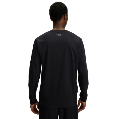Under Armour UA SPORTSTYLE LEFT CHEST LS-BLK pánské tričko s dlouhým rukávem